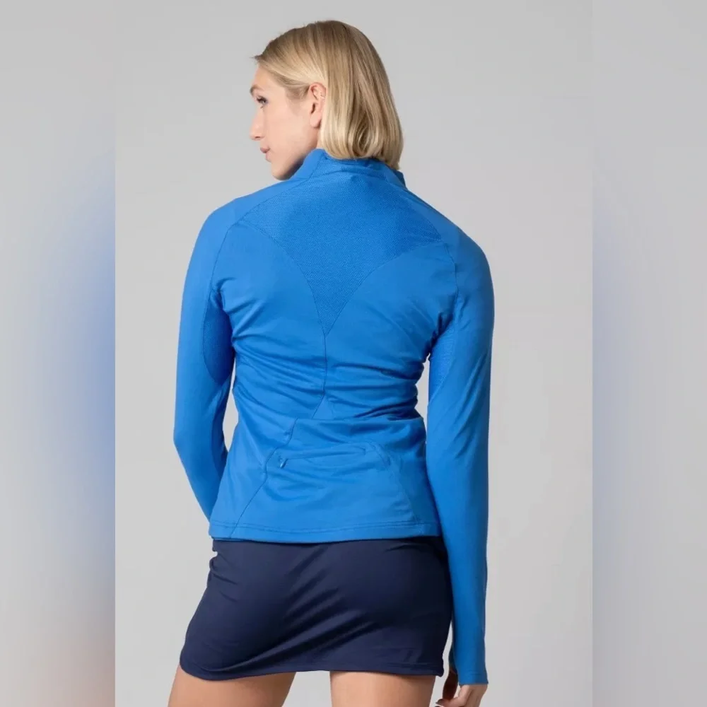 Levelwear Energy Half-Zip Royal Blue Size Large - Picture 2 of 5